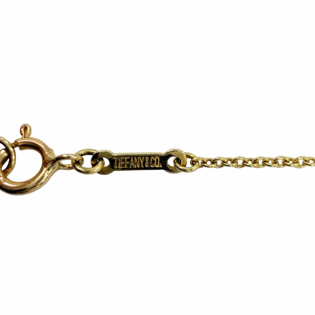 極美品☆TIFFANY&amp;Co. ティファニー エルサペレッティ バードクロス ペンダント 750（YG）イエローゴールド 重量3.8g レディース