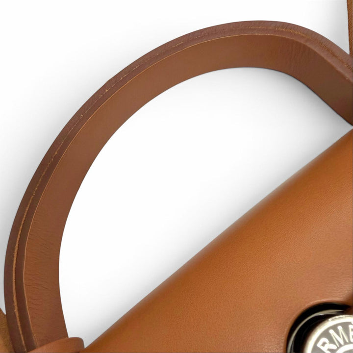 極美品△HERMES エルメス エールバッグジップ 31 PM トワルミリタリー ヴァッシュハンター ブルーマリン シルバー金具 2WAY W刻印 仏製