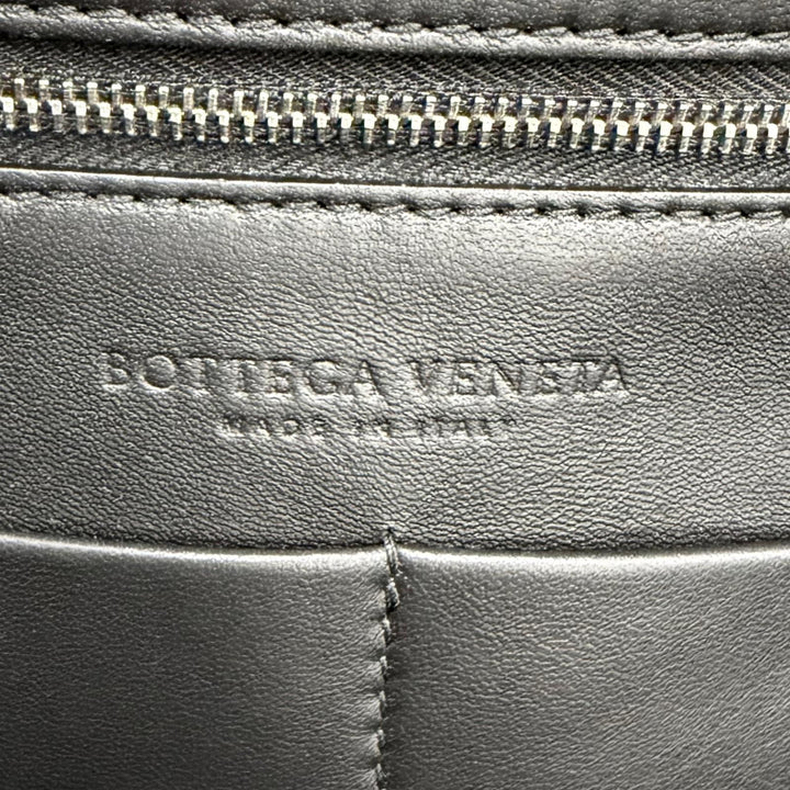 美品☆BOTTEGAVENETA ボッテガヴェネタ 573400 パデッド ラージ アルコ ハンドバッグ レザー ブラック イタリア製 レディース 保存袋付き