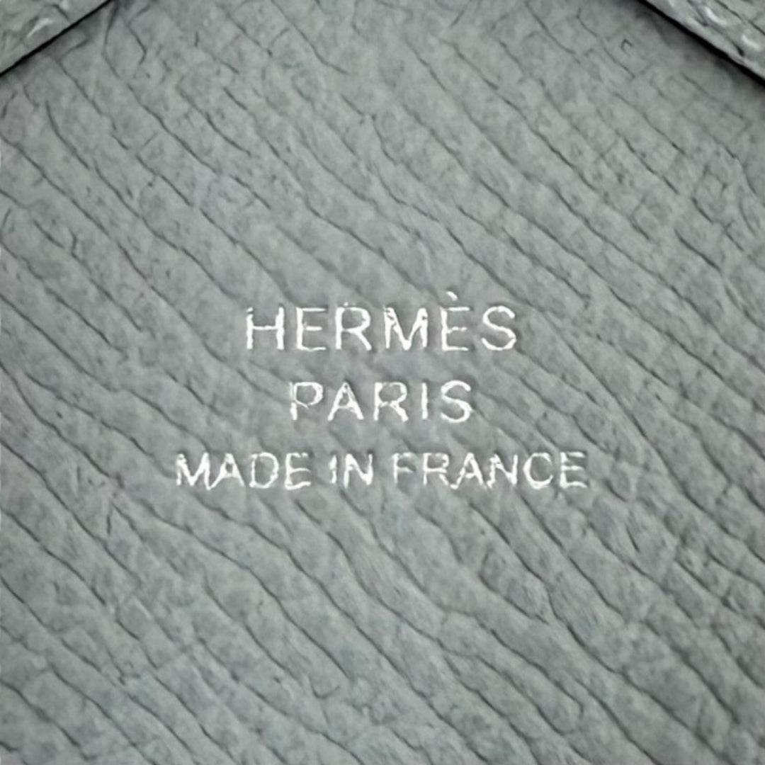 未使用品★HERMES エルメス カルヴィ デュオ グリパンタン ヴォーエプソン セリエ金具 二つ折り財布 K刻印 フランス製 レディース 箱付き