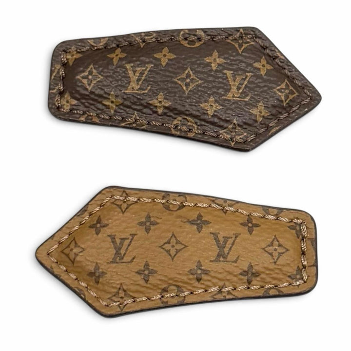 極美品★LOUIS VUITTON ルイヴィトン M02185 セット2 バレッタ LV バックステージ ミニ モノグラムキャンバス ヘアピン 箱・保存袋付