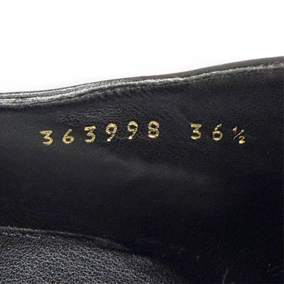 美品△Stella McCartney ステラマッカートニー 363998 ELYSE エリス プラットフォーム スター 厚底 スニーカー ブラック 36.5 イタリア製
