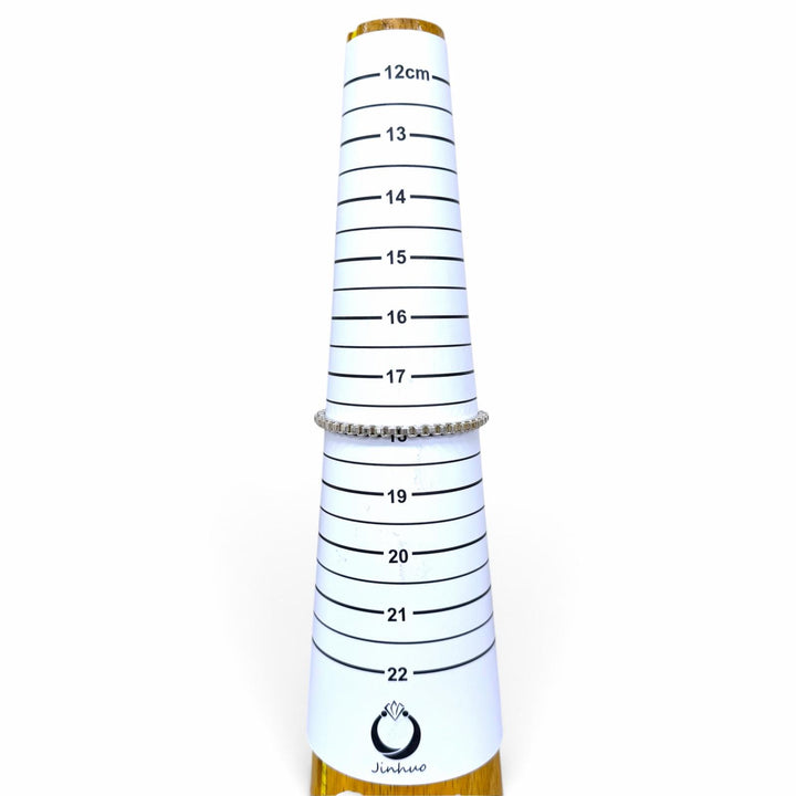 美品▼TIFFANY&amp;Co. ティファニー ベネチアン 925 チェーン ブレスレット シルバー メンズ レディース アクセサリー 箱・保存袋付き