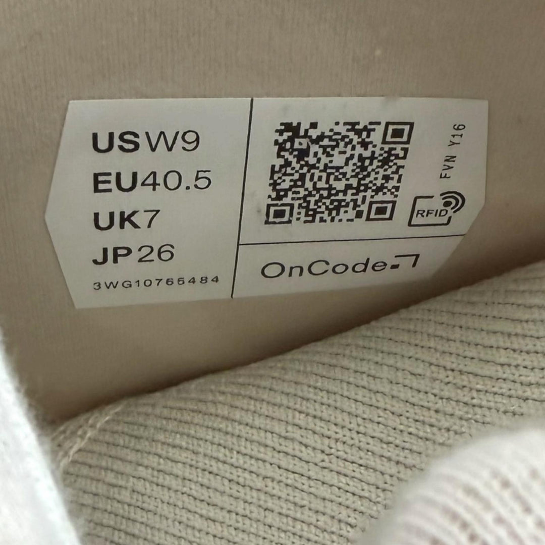 未使用品□LOEWE On ロエベ オン クラウドティルト ハイ アナグラム レースアップ ハイカットスニーカー サンド 26 メンズ 保存袋付き