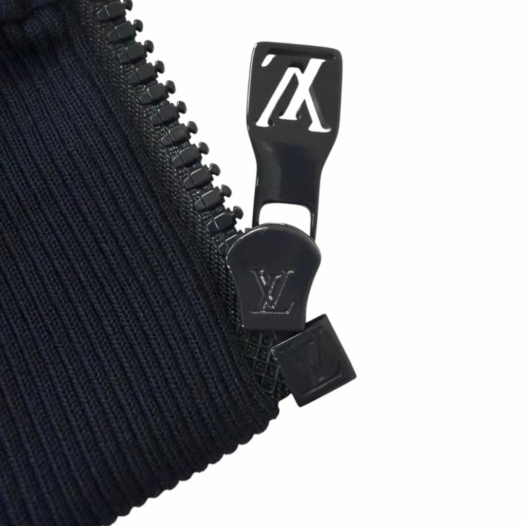 極美品□LOUIS VUITTON ルイヴィトン 2025年製 1AHUX0 モノグラムフレンチテリージップスルーフーディ XS 伊製 正規品 定価323400円