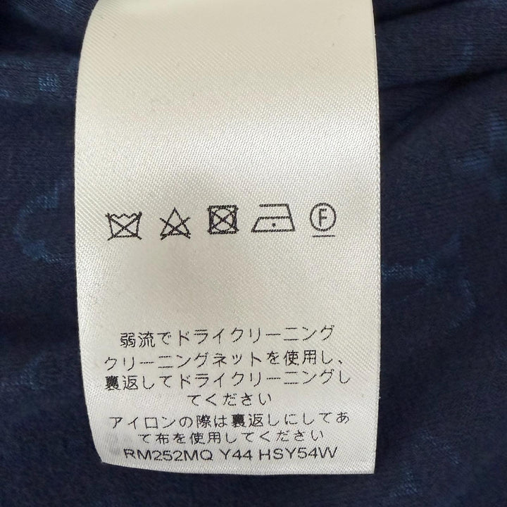 極美品□LOUIS VUITTON ルイヴィトン 2025年製 1AHUX0 モノグラムフレンチテリージップスルーフーディ XS 伊製 正規品 定価323400円