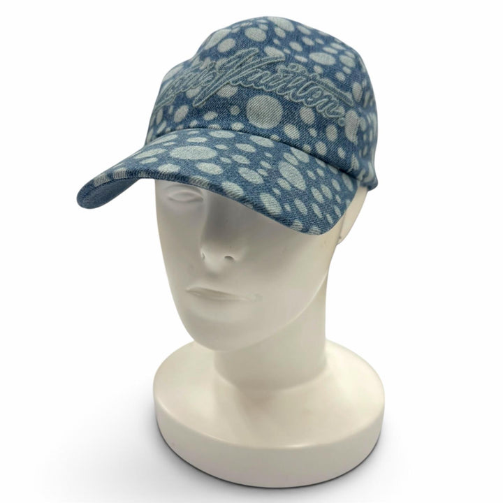 極美品▼LOUIS VUITTON Yayoi Kusama ルイヴィトン 草間彌生 2023年製 M7062M キャップ インフィニティ ドット ロゴ刺繍 帽子 正規品
