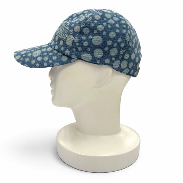 極美品▼LOUIS VUITTON Yayoi Kusama ルイヴィトン 草間彌生 2023年製 M7062M キャップ インフィニティ ドット ロゴ刺繍 帽子 正規品