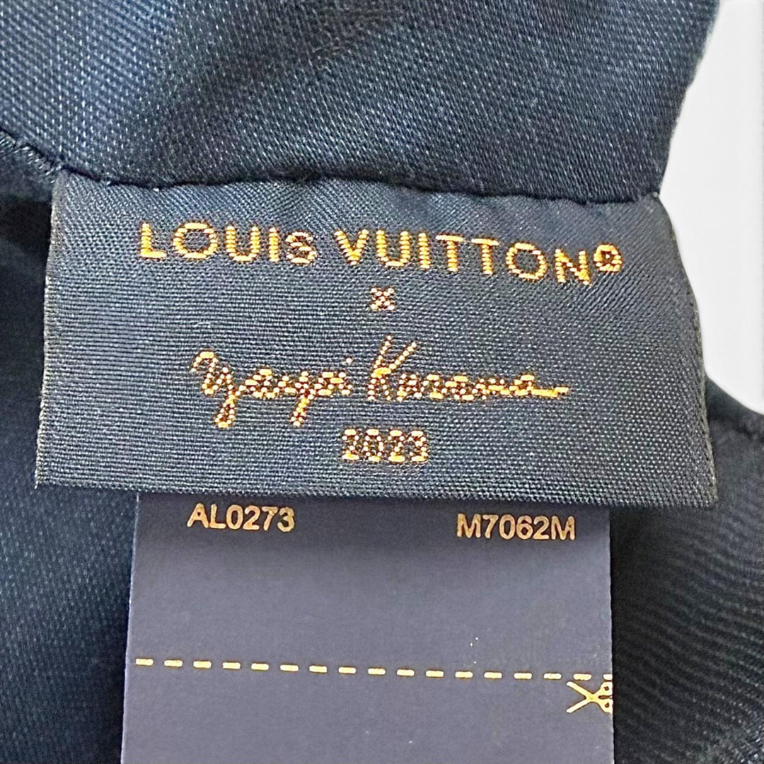 極美品▼LOUIS VUITTON Yayoi Kusama ルイヴィトン 草間彌生 2023年製 M7062M キャップ インフィニティ ドット ロゴ刺繍 帽子 正規品