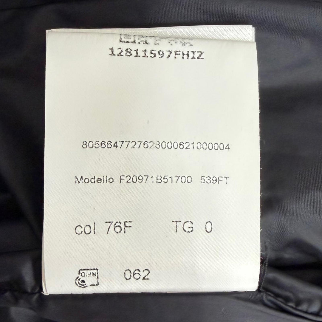 極美品□MONCLER GRENOBLE モンクレールグルノーブル BERZIN GILET ロゴワッペン ダウンベスト ネイビー 0 正規品 メンズ ハンガー付き