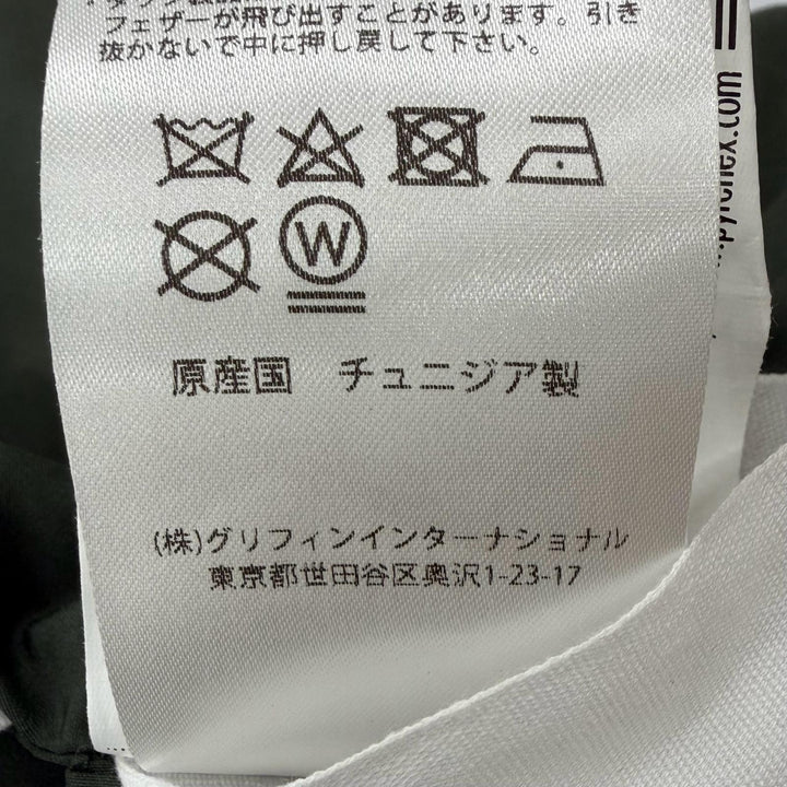 未使用品▼Pyrenex ピレネックス IPARLA ロゴワッペン付き フーデッド ダブルジップアップ ダウンジャケット カーキ L 正規品 メンズ