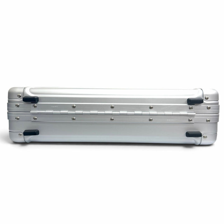 極美品□ZERO HALLIBURTON ゼロハリバートン 94084 ZR-Geo Series アルミニウム 2WAY アタッシュケース スーツケース シルバー メンズ