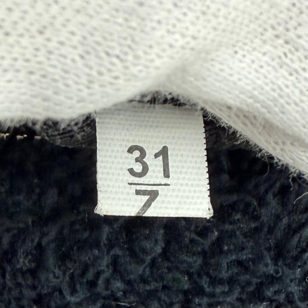 極美品★PRADA プラダ 1NE043 Terry Cloth トライアングルロゴ パイルバッグ ハンドバッグ ネイビー イタリア製 レディース