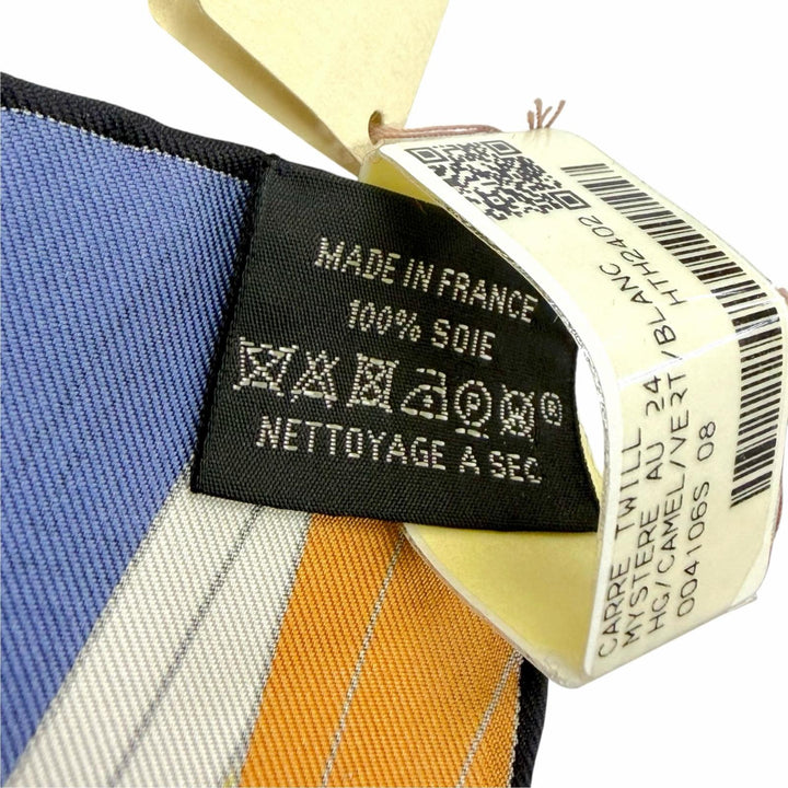 未使用品▼HERMES エルメス MYSTERE AU 24 24番地のミステリー カレ90 シルク100% スカーフ マルチカラー フランス製 レディース 箱付き