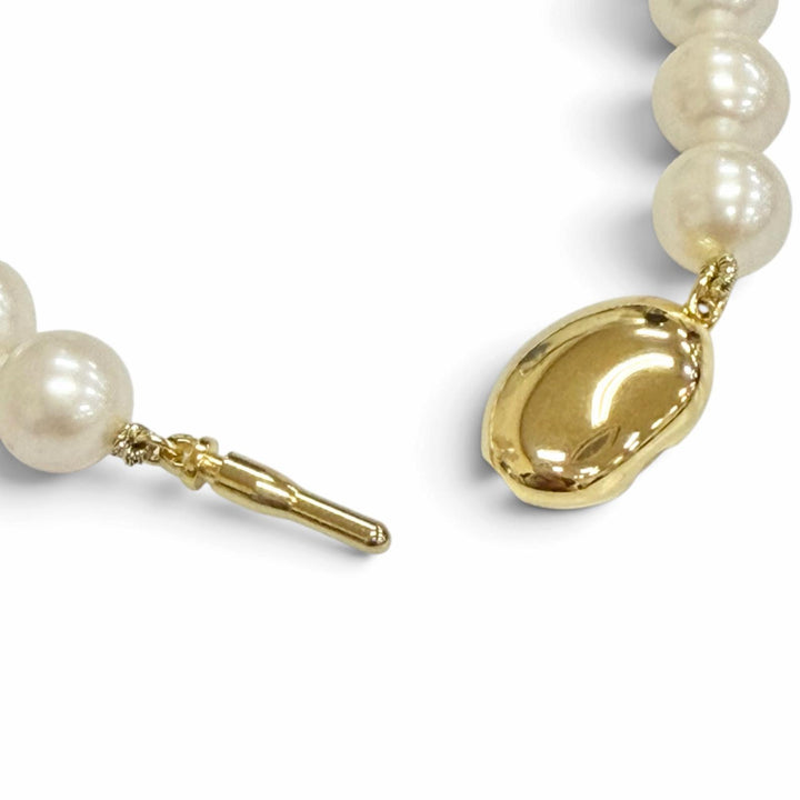 極美品△Bijou de M ビジュードエム マダムパールネックレス アクセサリー ホワイト系 ゴールド金具 レディース 定価111100円 箱・袋付き