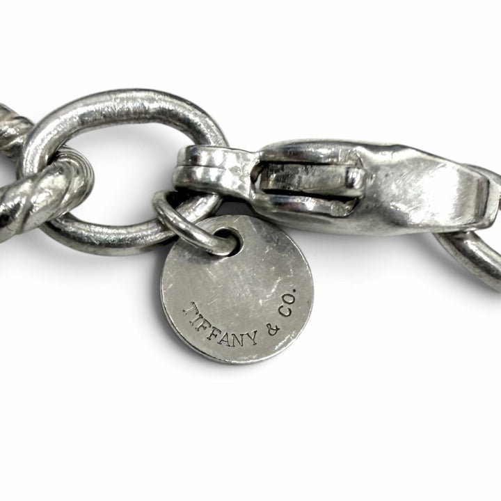 美品□TIFFANY&amp;Co. ティファニー ヴィンテージ 925 ツイストロープ ブレスレット アクセサリー シルバー 重量20.3g レディース メンズ