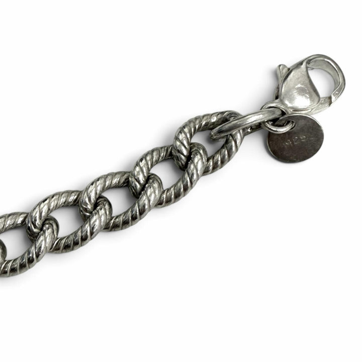 美品□TIFFANY&amp;Co. ティファニー ヴィンテージ 925 ツイストロープ ブレスレット アクセサリー シルバー 重量20.3g レディース メンズ