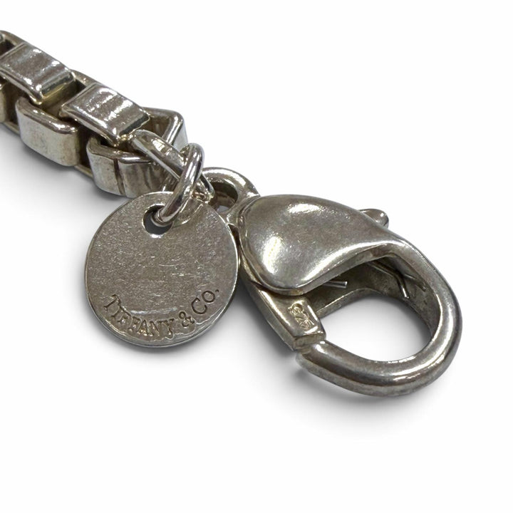 美品▼TIFFANY&amp;Co. ティファニー ベネチアン 925 チェーン ブレスレット シルバー 重量16.0g メンズ レディース アクセサリー