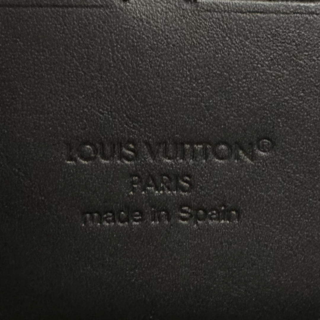 極美品□LOUIS VUITTON ルイヴィトン M80333 ジッピーウォレット・ホリゾンタル モノグラムシャドウ 長財布 ブラック スペイン製 メンズ