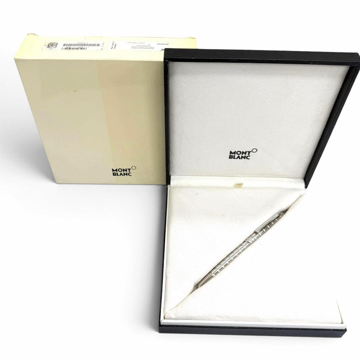 美品□MONTBLANC モンブラン マイスターシュテュック ソリテール プラチナプレート ファセット クラシック 