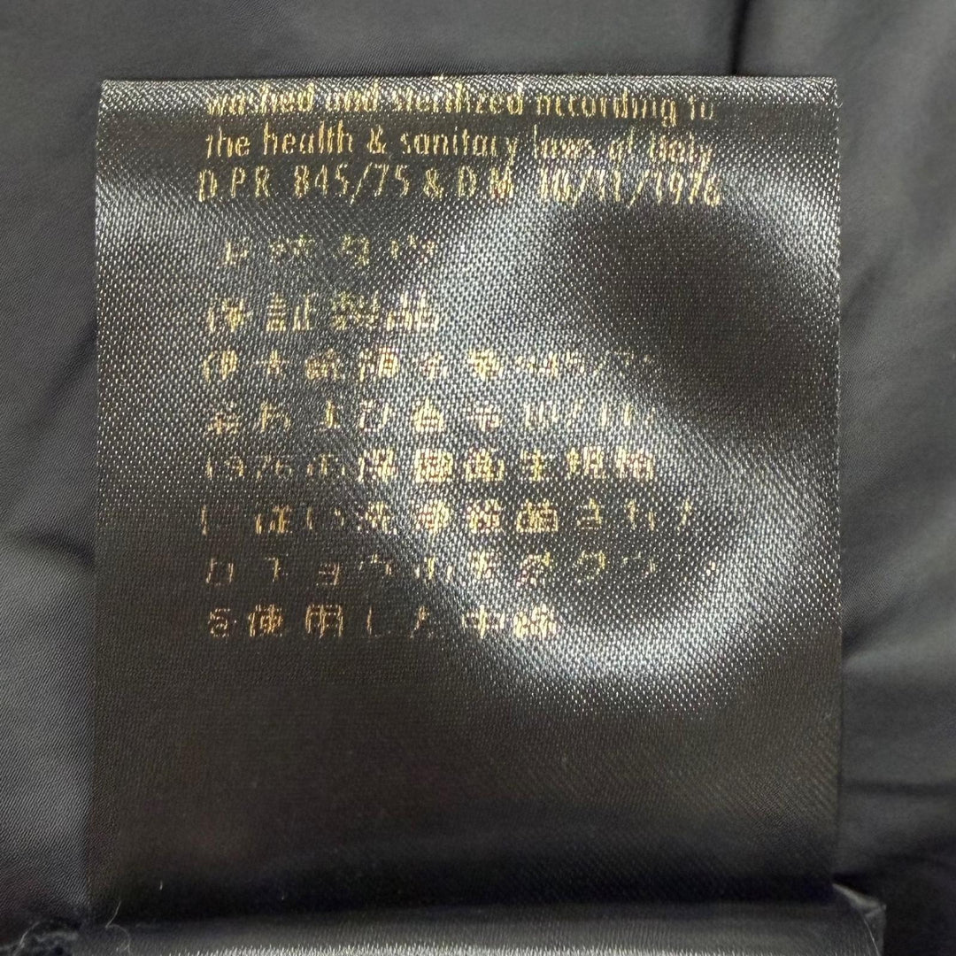 美品▼MOORER ムーレー TURATO-106S トゥラートオ ナイロン デニム切替 フーデッド ダウンジャケット ブラック IT 48 イタリア製 メンズ