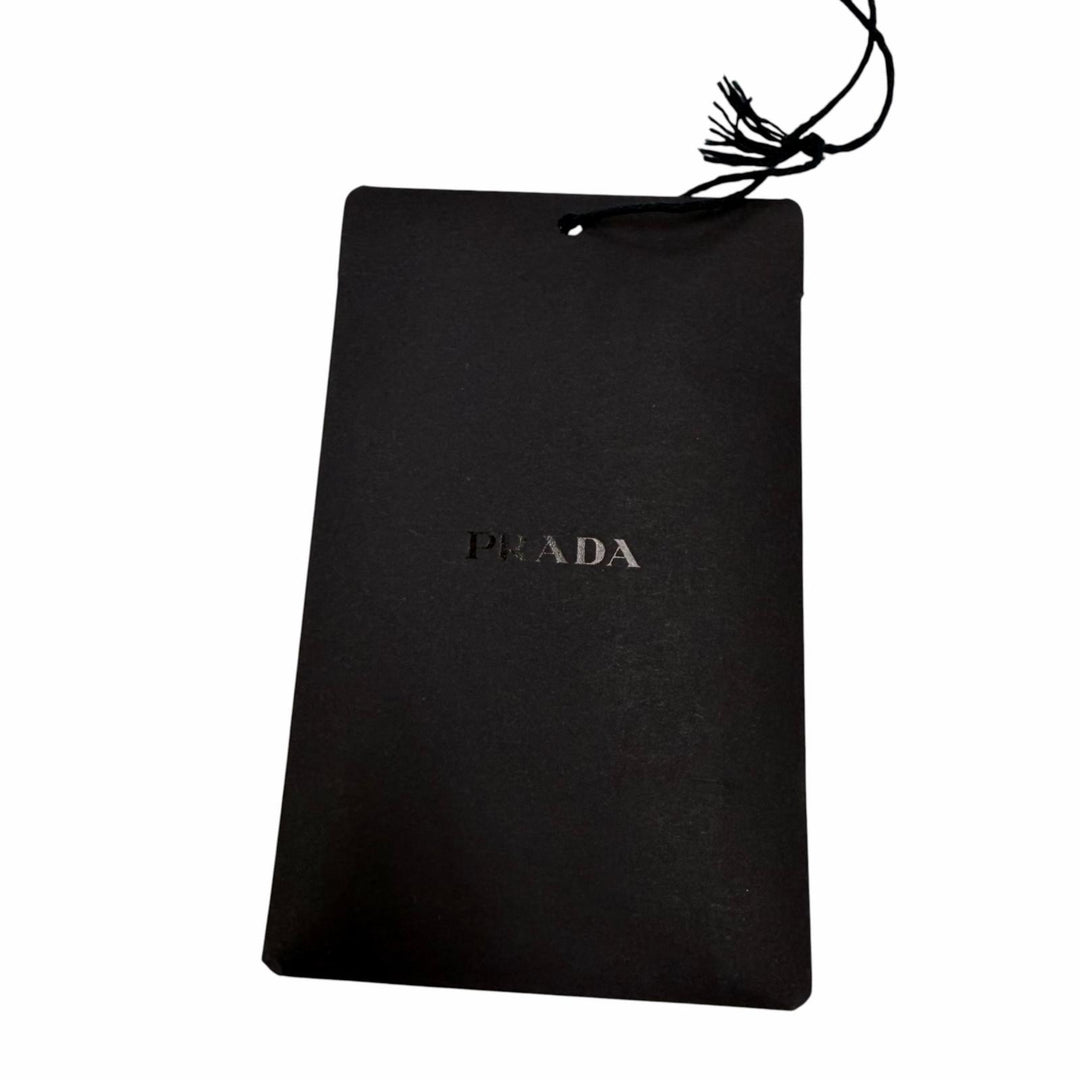 極美品☆PRADA プラダ 2023年製 トライアングルロゴプレート ノースリーブ ミニ丈 ワンピース ブラック 38 イタリア製 正規品 レディース
