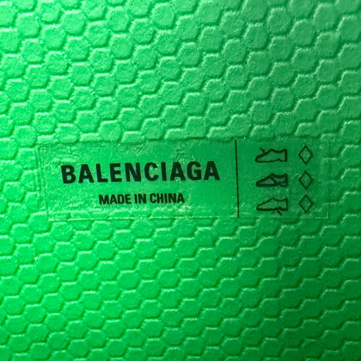 未使用品□BALENCIAGA Crocs バレンシアガ クロックス ラバー RUBBER CROCS BOOTS ロングブーツ グリーン 40 メンズ 箱・保存袋付き
