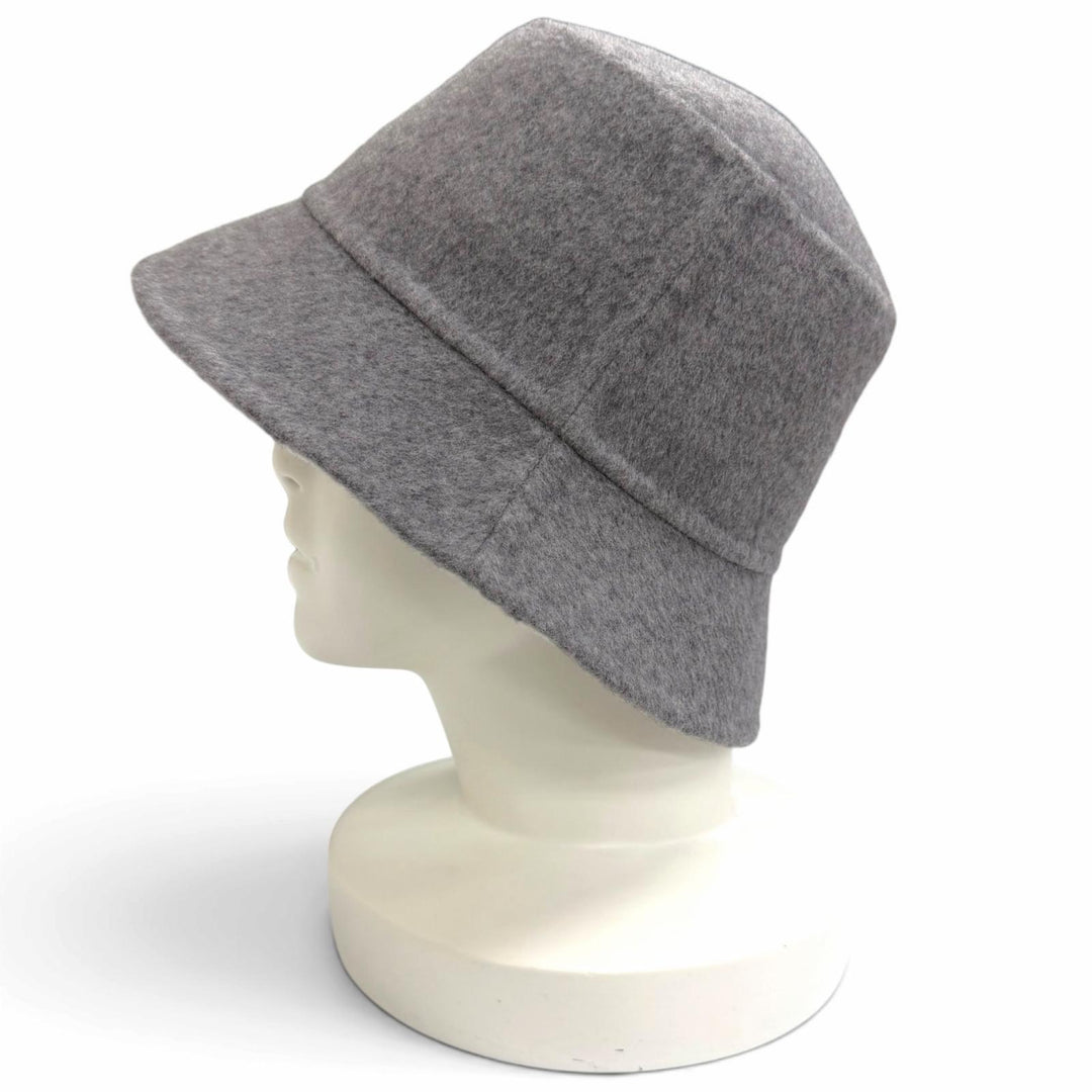 極美品△Christian Dior クリスチャンディオール 11DCH923I100 ウール シルク オブリーク リバーシブル バケットハット グレー 58 正規品