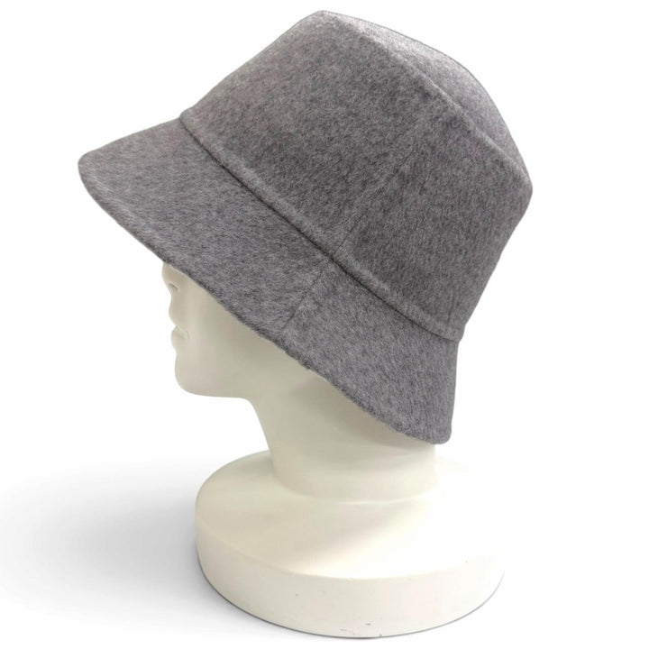 極美品△Christian Dior クリスチャンディオール 11DCH923I100 ウール シルク オブリーク リバーシブル バケットハット グレー 58 正規品