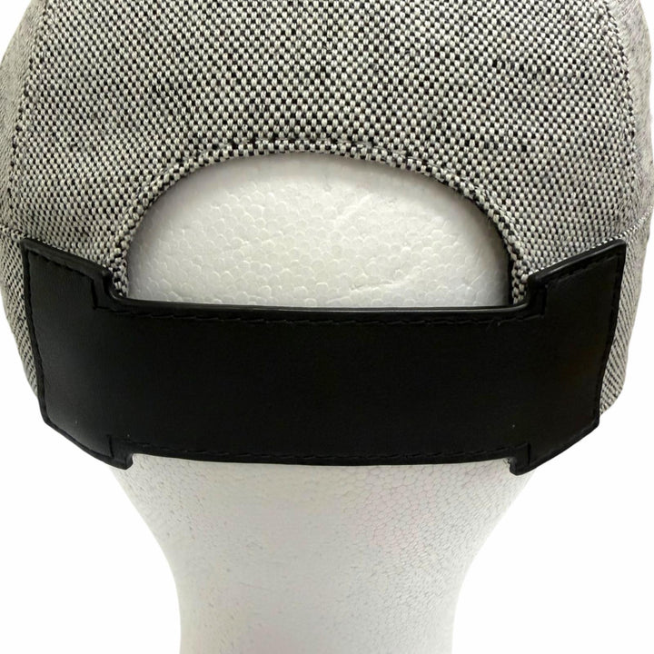 極美品□HERMES エルメス マイルス サングルH リネン コットン ベースボールキャップ 帽子 グレー FR 60 フランス製 正規品 メンズ