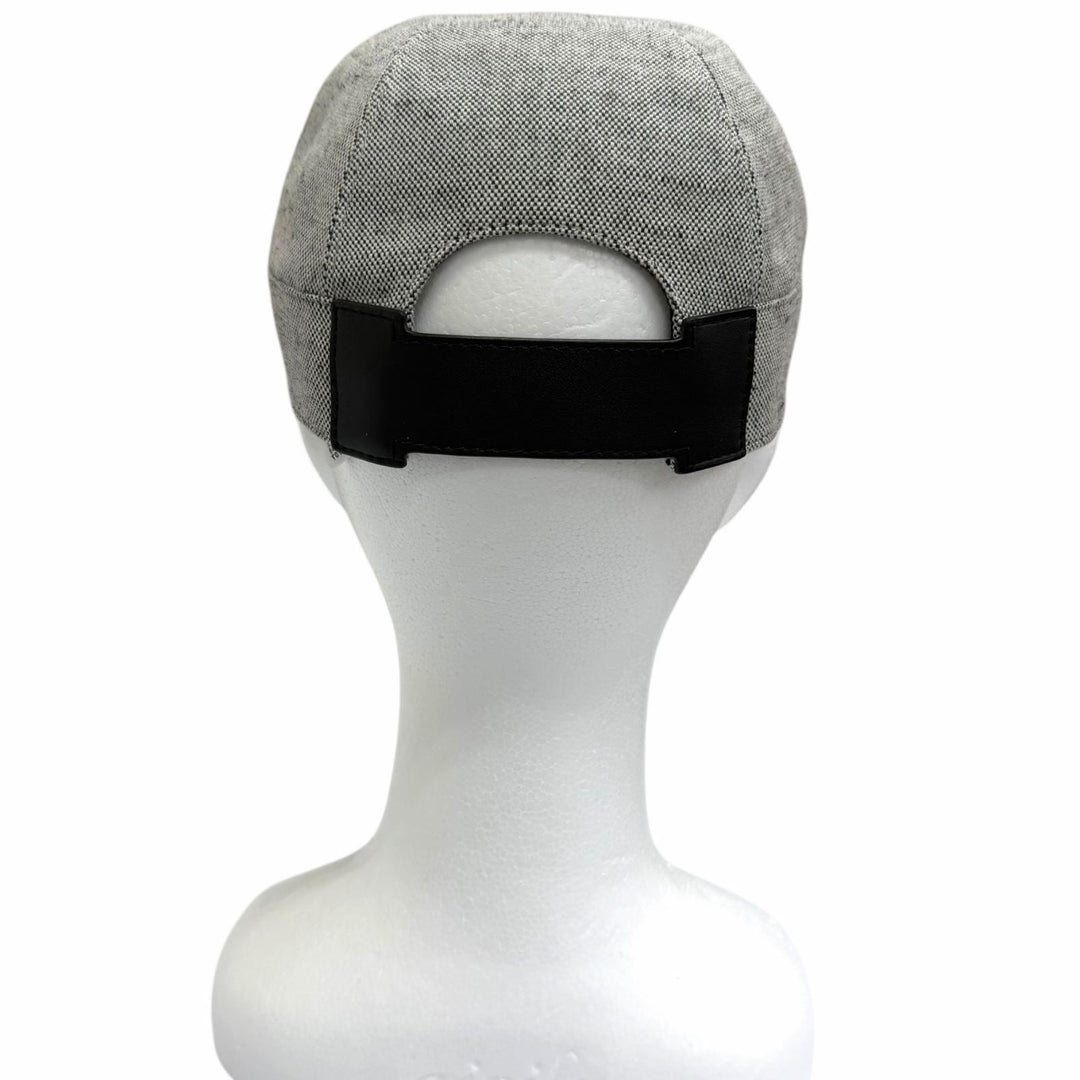 極美品□HERMES エルメス マイルス サングルH リネン コットン ベースボールキャップ 帽子 グレー FR 60 フランス製 正規品 メンズ