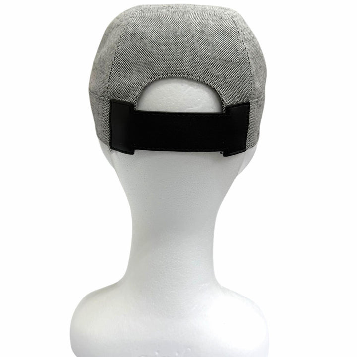 極美品□HERMES エルメス マイルス サングルH リネン コットン ベースボールキャップ 帽子 グレー FR 60 フランス製 正規品 メンズ