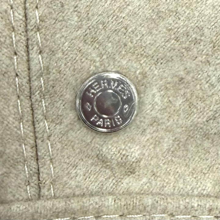 未使用品★HERMES エルメス H222023N サントノール カシミヤ100％ クルードセル パリジェンヌワッペン ベレー帽 57 イタリア製 正規品
