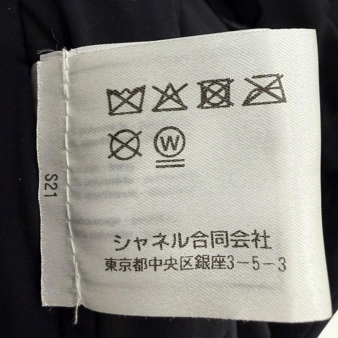 未使用品☆CHANEL シャネル 22N P73213V64869 ココマーク柄 ゴールドボタン パンツ ブラック IT 36 イタリア製 正規品 レディース