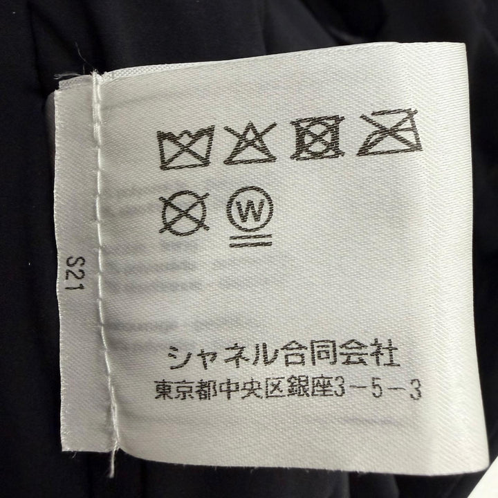 未使用品☆CHANEL シャネル 22N P73213V64869 ココマーク柄 ゴールドボタン パンツ ブラック IT 36 イタリア製 正規品 レディース