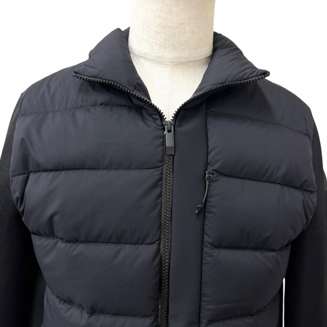 極美品□MONCLER モンクレール 2023年製 MAGLIA APERTA バーニーズニューヨーク100周年限定 ダウン切替 ブルゾン S イタリア製 正規品