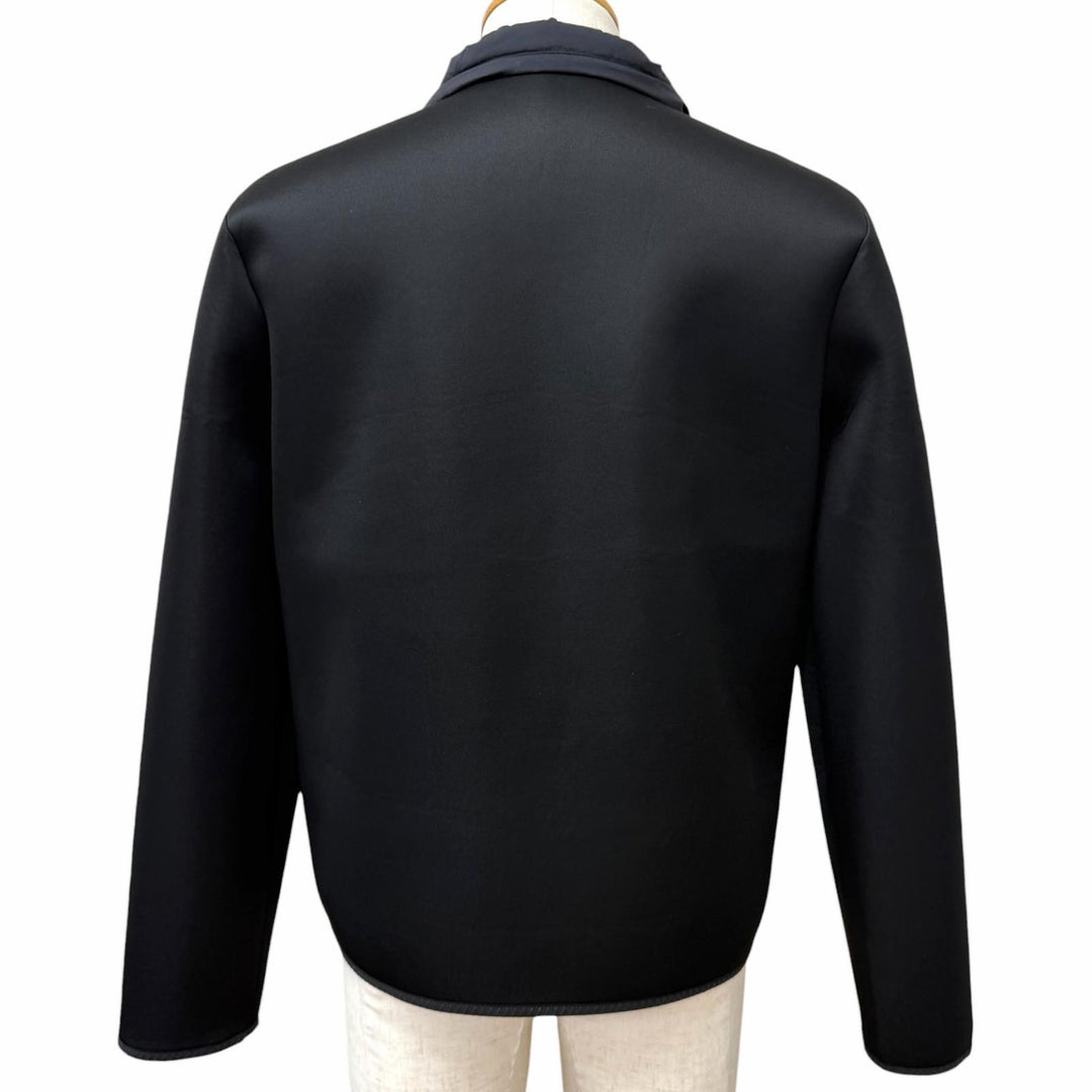 極美品□MONCLER モンクレール 2023年製 MAGLIA APERTA バーニーズニューヨーク100周年限定 ダウン切替 ブルゾン S イタリア製 正規品