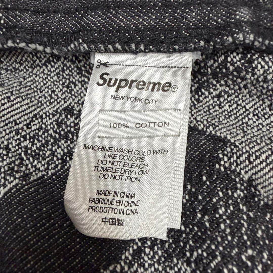 【ドンドン見直し】美品 ▼Supreme シュプリーム 21AW John Coltrane A Love Supreme Regular Jean デニムパンツ ブラック 30 正規品