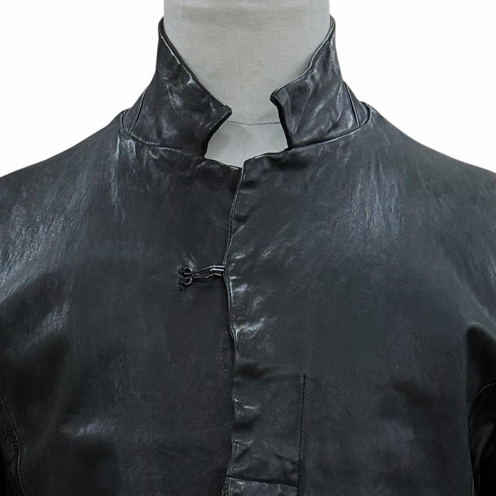 【ドンドン見直し】人気 ▼イサムカタヤマバックラッシュ 1367-09 ホースハイド ウォッシャブル加工 レザーコート ダークグレー M 正規品