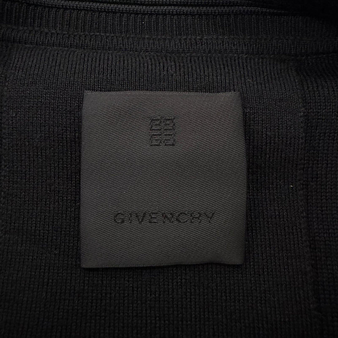 極美品□GIVENCHY ジバンシィ 22SS BM00V34Y9M カレッジロゴ 4G ワッペン バーシティジャケット スタジャン ブラック XS 正規品 メンズ