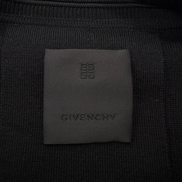 極美品□GIVENCHY ジバンシィ 22SS BM00V34Y9M カレッジロゴ 4G ワッペン バーシティジャケット スタジャン ブラック XS 正規品 メンズ