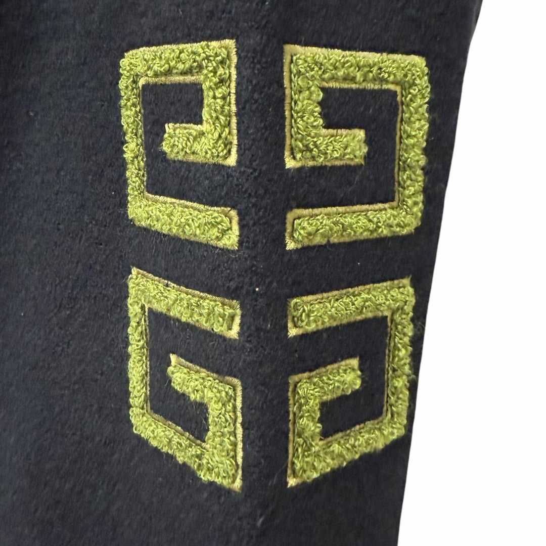 極美品□GIVENCHY ジバンシィ 22SS BM00V34Y9M カレッジロゴ 4G ワッペン バーシティジャケット スタジャン ブラック XS 正規品 メンズ