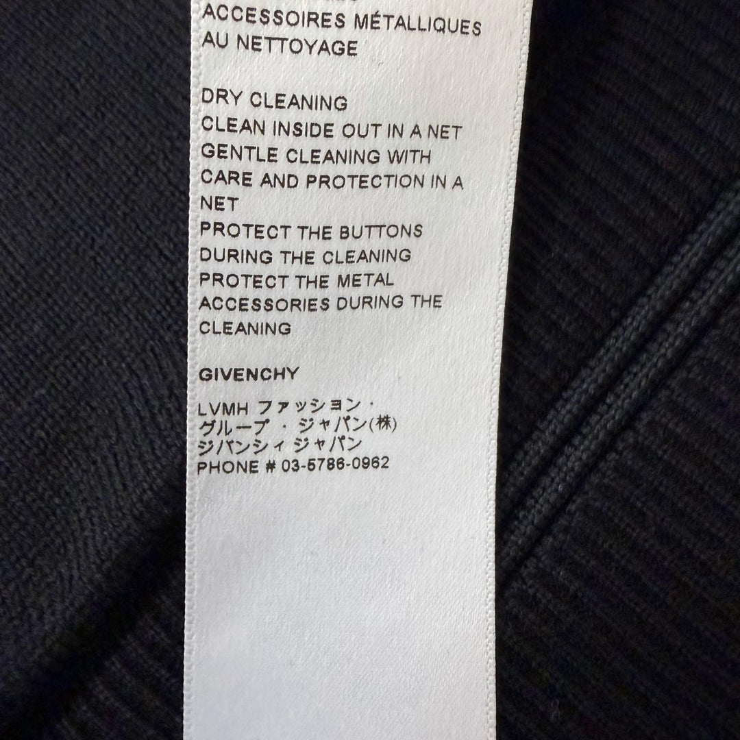 極美品□GIVENCHY ジバンシィ 22SS BM00V34Y9M カレッジロゴ 4G ワッペン バーシティジャケット スタジャン ブラック XS 正規品 メンズ