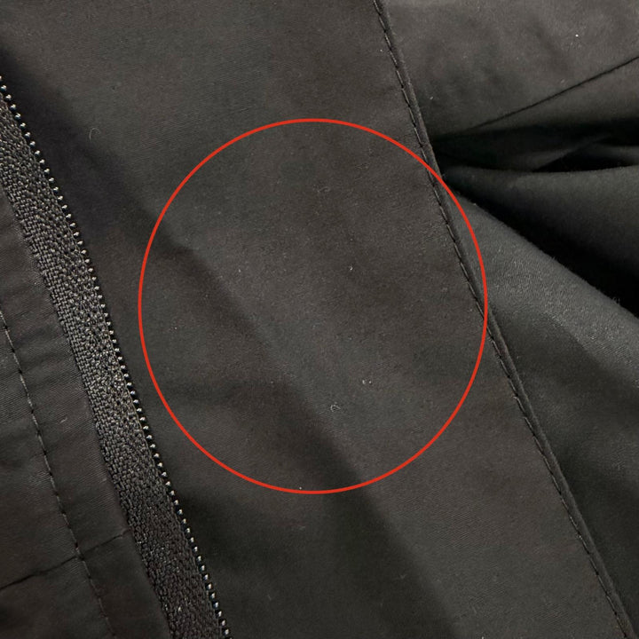 極美品△MONCLER モンクレール 2024年 K10932G00006 DRESS コットン ロゴワッペン ジップアップ 長袖ワンピース ブラック IT 38 正規品