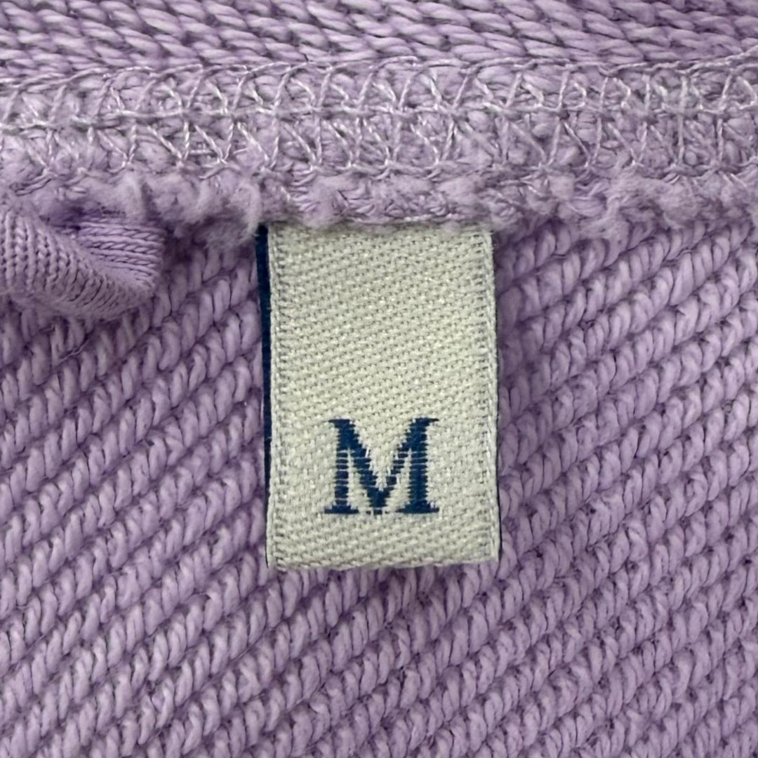 極美品▼MONCLER GENIUS 2 モンクレール ジーニアス 2 1952 H10928G00018 デカロゴワッペン プルオーバー スウェット パープル M 正規品