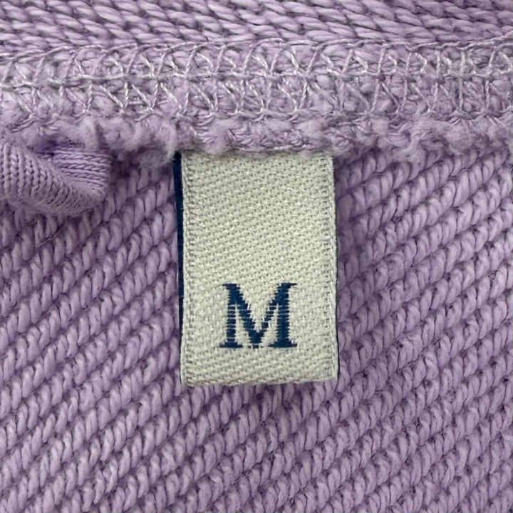 極美品▼MONCLER GENIUS 2 モンクレール ジーニアス 2 1952 H10928G00018 デカロゴワッペン プルオーバー スウェット パープル M 正規品
