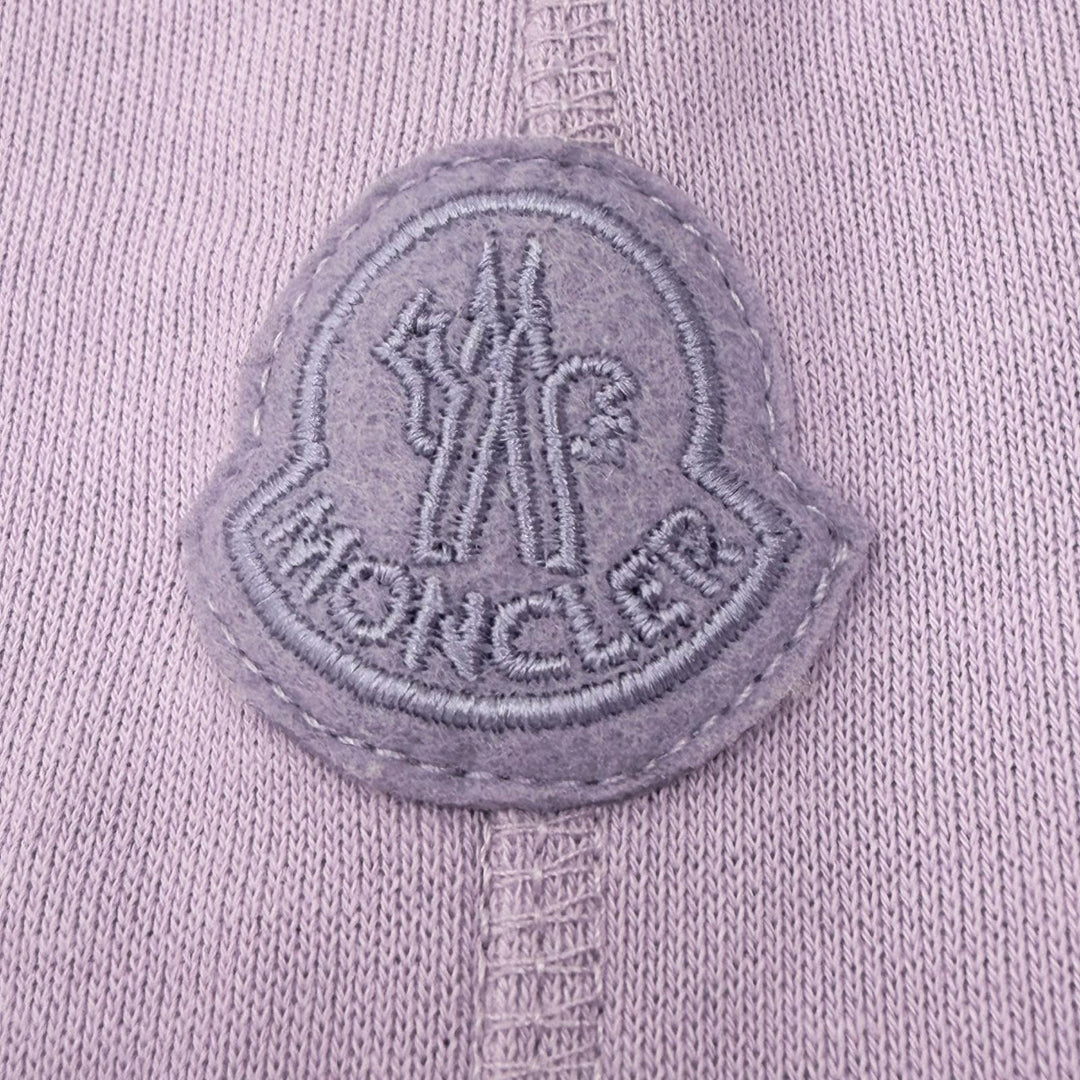 極美品▼MONCLER GENIUS 2 モンクレール ジーニアス 2 1952 H10928G00018 デカロゴワッペン プルオーバー スウェット パープル M 正規品