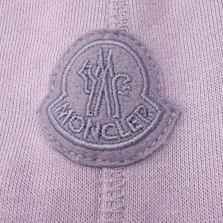 極美品▼MONCLER GENIUS 2 モンクレール ジーニアス 2 1952 H10928G00018 デカロゴワッペン プルオーバー スウェット パープル M 正規品