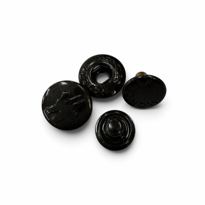 極美品▼モンクレールジーニアス 7 フラグメント ヒロシフジワラ D209U4031485 SVEN コーデュロイ レザー 切替 ダウンジャケット 3 黒