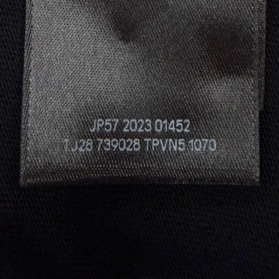 極美品▼BALENCIAGA バレンシアガ 2023年製 739028 Darkwave Tee ロゴプリント ダメージ加工 ショートスリーブ 半袖Ｔシャツ 1 正規品
